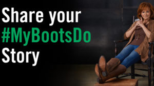 My Boots Do ad with Reba McIntire