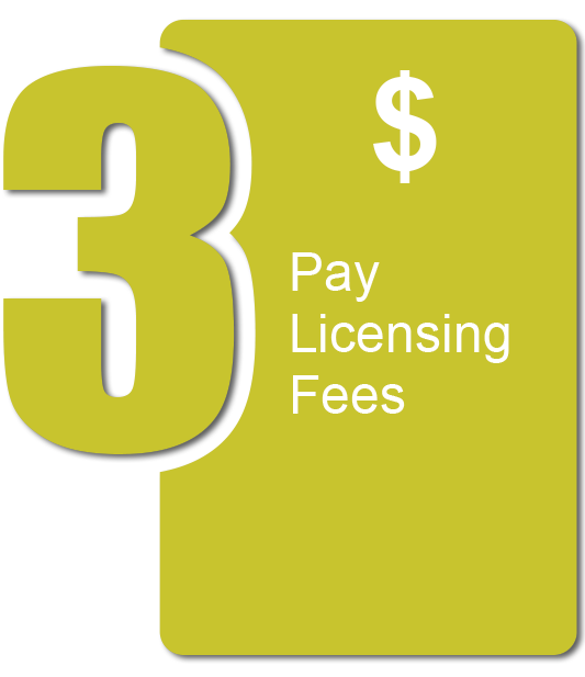 Pay Licensing Fees