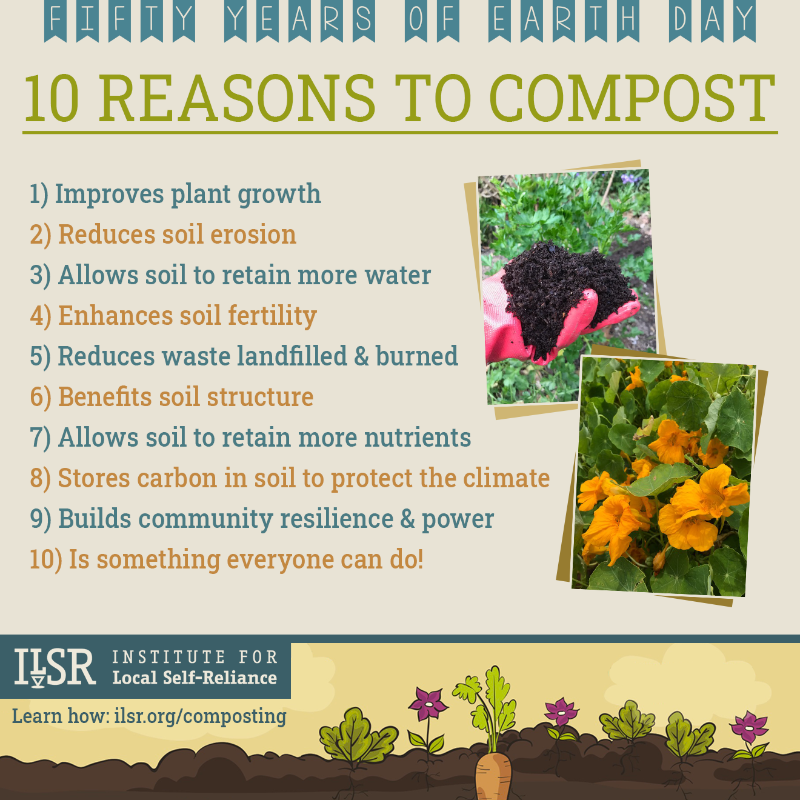 10 Reasons to Compost, from ILSR