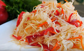 sauerkraut on a plate