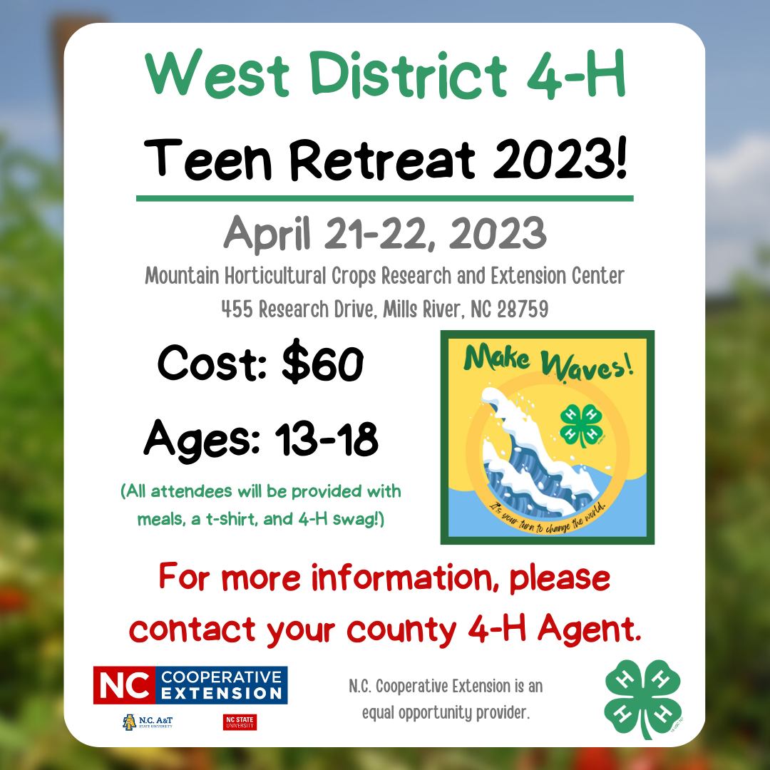 2023 4-H Teen Retreat