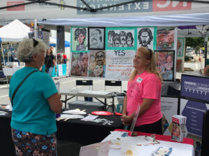 Tracey at Burke county event