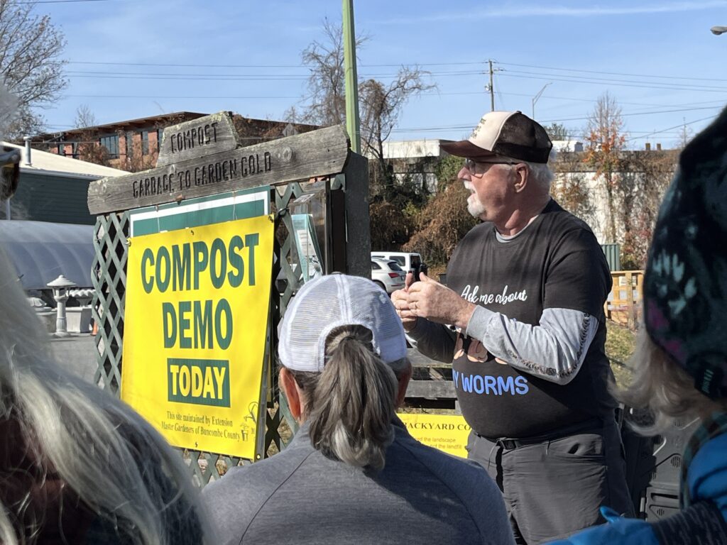 Compost Demo at Garbage to Garden GOld