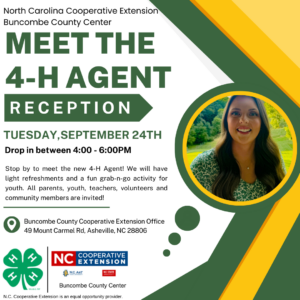 Cover photo for Meet the 4-H Agent Reception