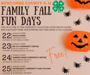 Cover photo for 4-H Family Fall Fun Days