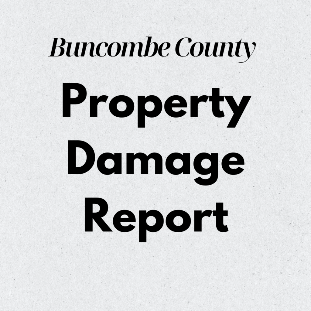 County Property Damage Report N.C. Cooperative Extension