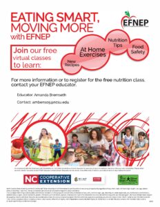 Digital Flyer for upcoming East Smart Move More Nutrition Classes