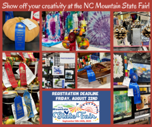 Cover photo for 2025 NC Mountain State Fair Competitions for Youth