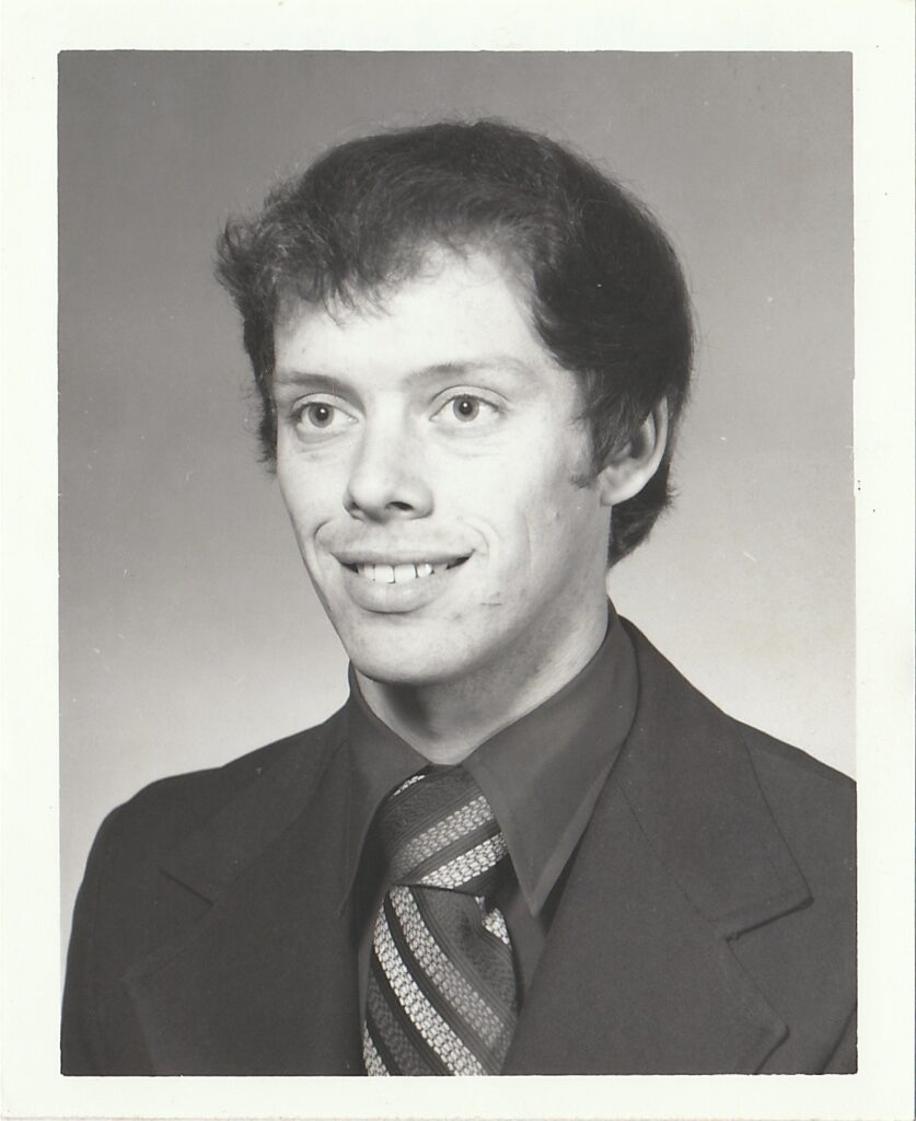 1980s black and white photo of Kenneth Reeves, former NC State Cooperative Extension, Buncombe County Center County Extension Director. 