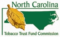 Yellow, Green, White logo for the North Carolina Tobacco Trust Fund Commission